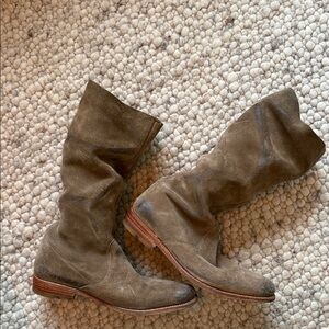 n.d.c. Olive Suede Women's Boots